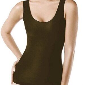 SPANX Simplicity Scoop Neck Shaping Top Brown 2X